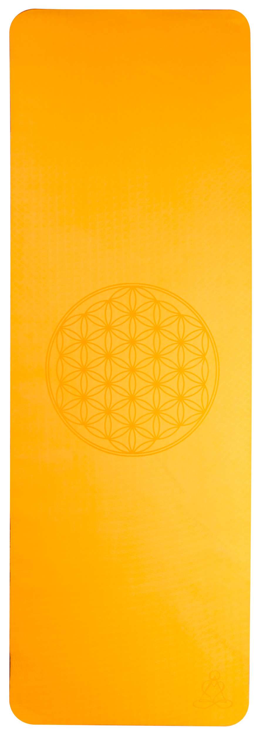 Berk YO-15-OR Meditations-Zubehör - Yoga Tasche mit Blume von Lebens, orange